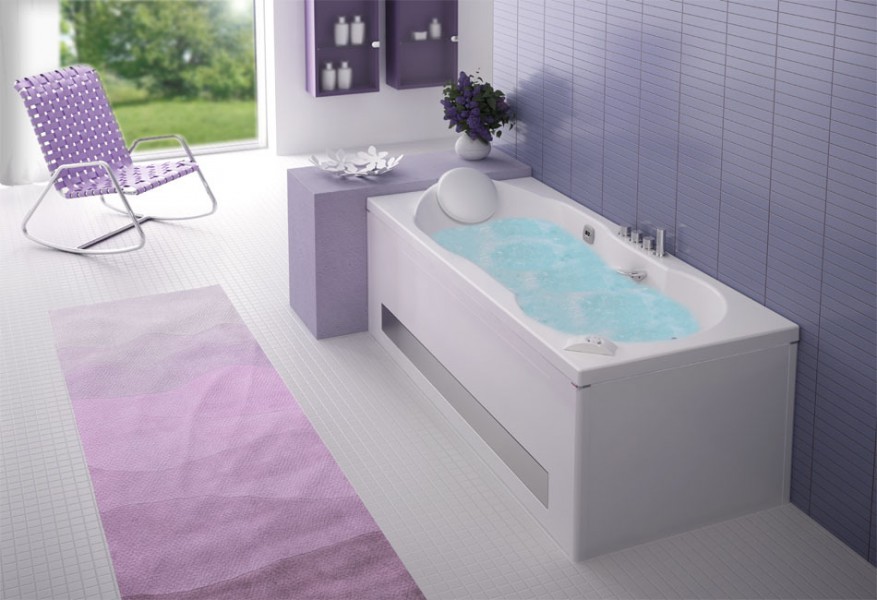 Baignoire balnéothérapie pour salle de bains ROMANZA de Grandform