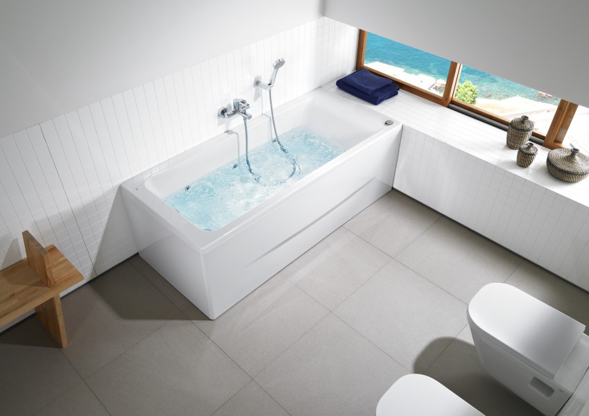 Baignoire balnéothérapie pour salle de bains EASY de Roca