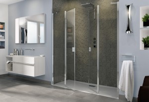 Paroi de douche battante pour salle de bains SMART OT 2P XL de Kinedo