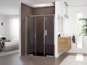 Porte coulissante de paroi de douche CLASSIC de Kinedo salle de bains