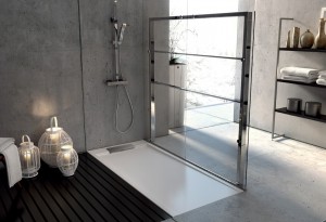 Receveur de douche à encastrer pour salle de bains SERIO d'Aquarine