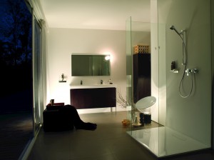 Receveur de douche extraplat pour salle de bains IB3 de Laufen