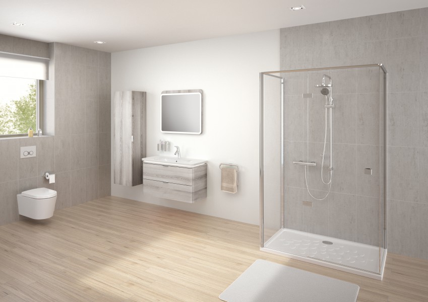 Receveur de douche grand format pour salle de bains OCEAN VitrA