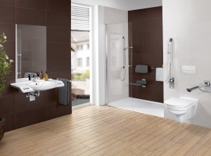 Receveur de douche accessible pour salle de bains METALRIM de Villeroy & Boch