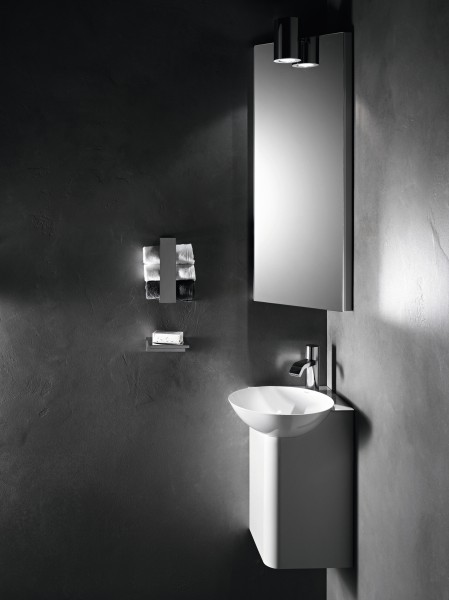 Lavabo d'angle pour salle de bains INSERT d'Alape