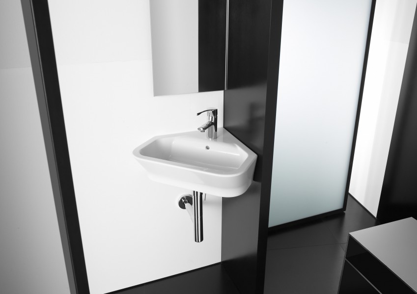 Lavabo d'angle pour salle de bains THE GAP de Roca