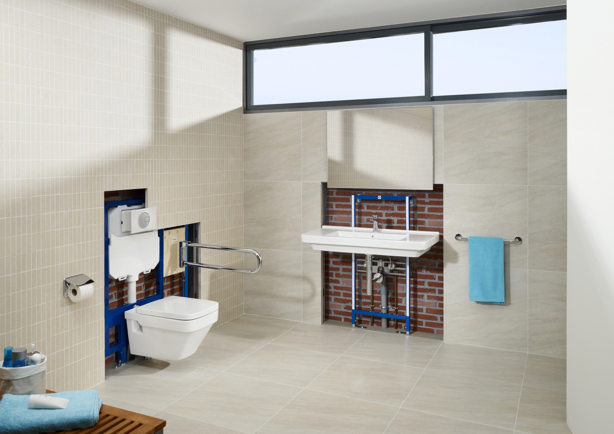 Bâti-support de lavabo de salle de bain : fiche produit | salledebains.fr