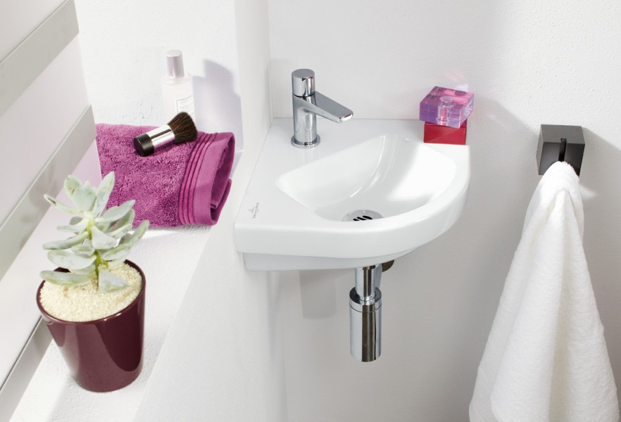 Lavabo lave-mains d'angle O.NOVO de Villeroy & Boch