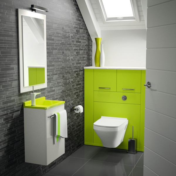 Lavabo lave-mains sur meuble MAMBO d'Ambiance Bain