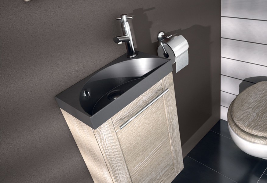 Lavabo lave-mains sur meuble COVENTRY d'Aquarine salle de bains