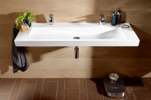Lavabo plan de toilette autoportant pour salle de bains SUBWAY 2.0 de Villeroy & Boch