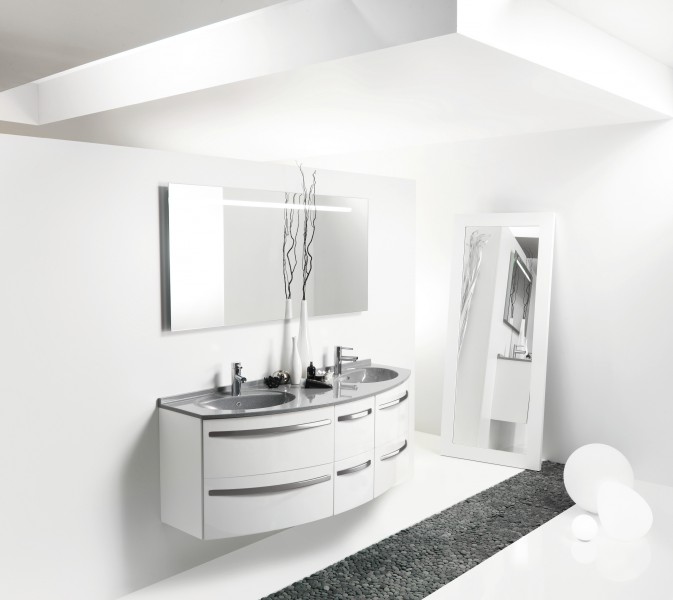 Mobilier gain de place pour salle de bains OMEGA d'Ambiance Bain