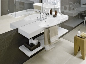 Lavabo plan de toilette autoportant pour salle de bains PALACE de Laufen