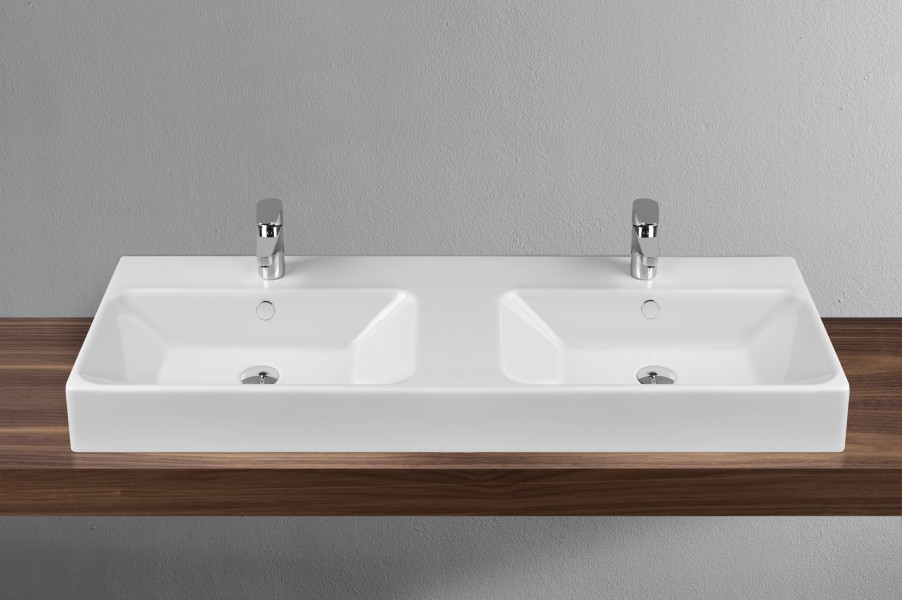 Plan de toilette double pour salle de bains OPTIONS VitrA