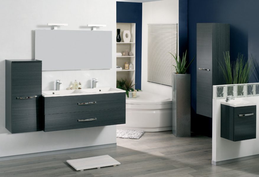 Mobilier double de salle de bains ADEPT d'Allibert