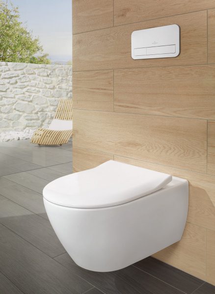 Abattant WC avec frein de chute SUBWAY 2.0 de Villeroy & Boch