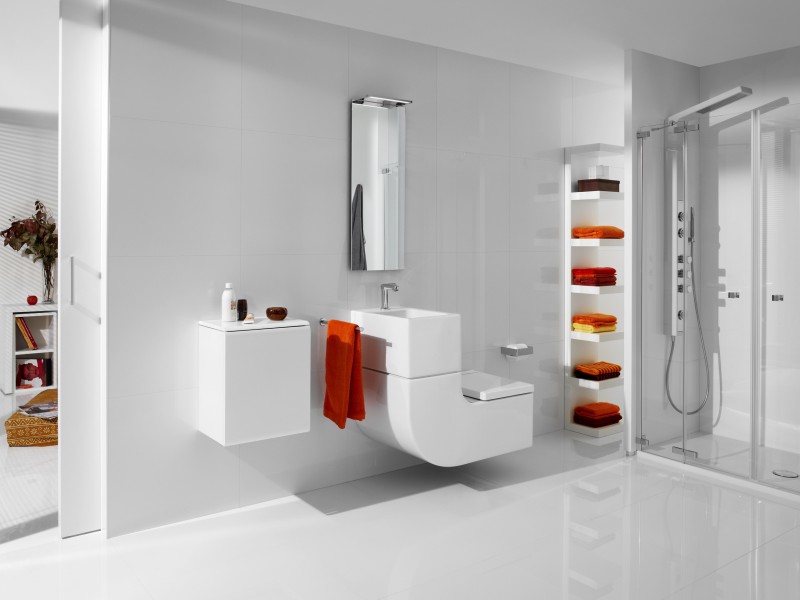 Combiné WC + lave-mains W+W de Roca salle de bains