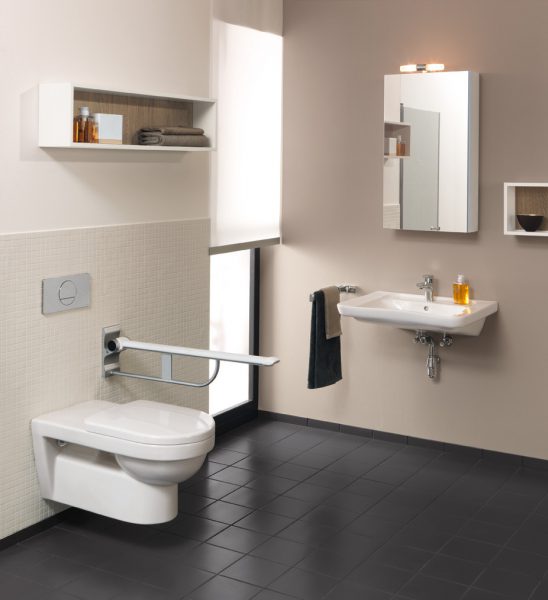 WC accessibles allongés TARGA ARCHITECTURA de Villeroy & Boch