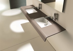 Plan + vasque accessible salle de bain Durastyle Duravit