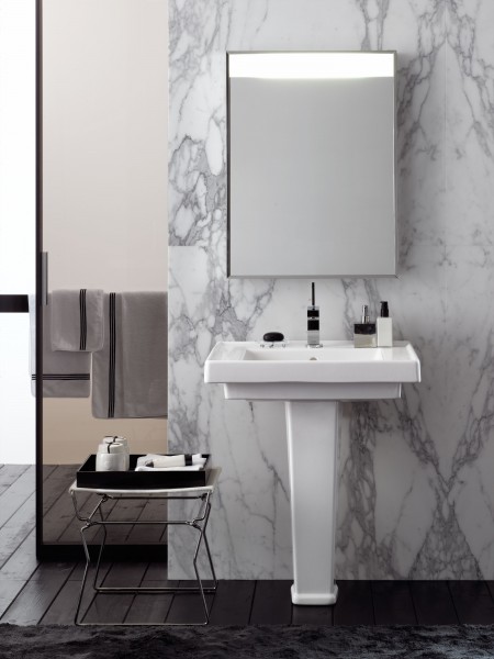 Lavabo colonne pour salle de bains Carat d'Allia