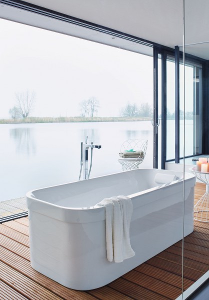 Baignoire îlot salle de bains happy D2 Duravit