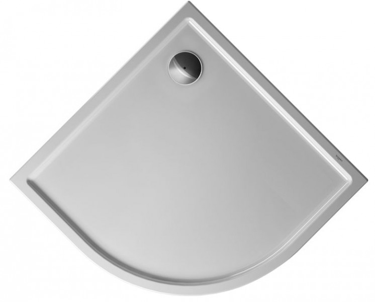 Receveur de douche d'angle arrondi Slimline Duravit