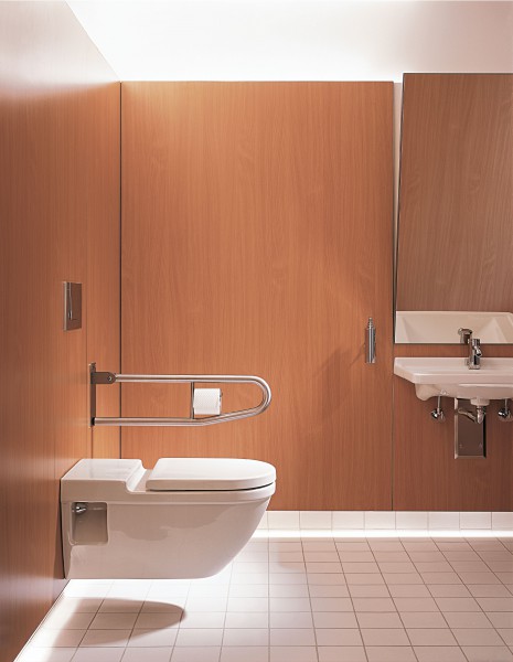 WC accessibles allongés Starck 3 de Duravit