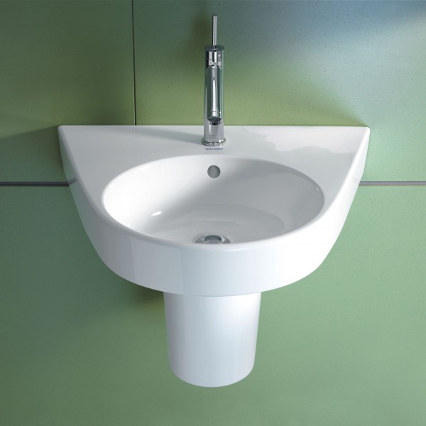 Lavabo avec cache syphon Starck2 de Duravit