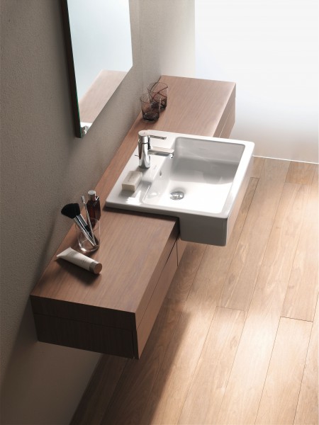 Lavabo semi-encastré Vero de Duravit