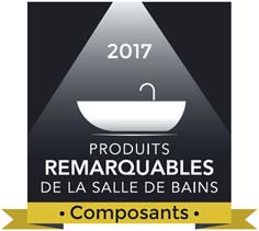 Logo Produit remarquable de la salle de bains 2017, catégorie Composants