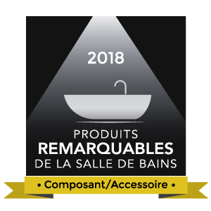 Logo Produits remarquables de la salle de bains 2018, Composants