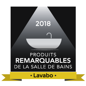 Logo produit remarquable 2018, le lavabo