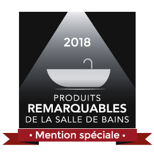 Logo mention spéciale shower+bath Duravit Produit remarquable 2018